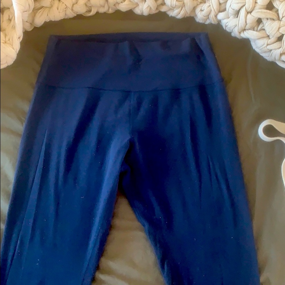 lululemon leggings navy blue butter soft